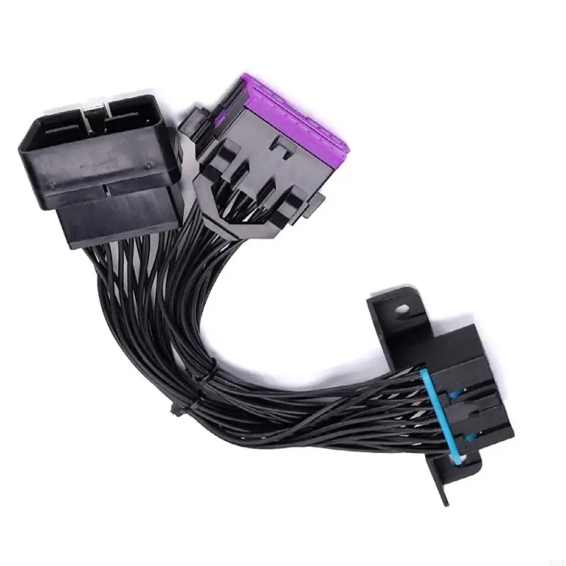 M76E Flexible OBD2 Splitter Cable for Lower Panel Diagnostic Access Work