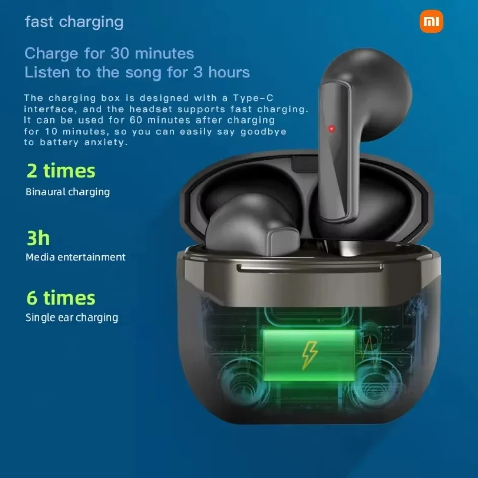 Xiaomi enc/amc air1 com cancelamento de ruído fones de ouvido bluetooth à prova dwaterproof água com cancelamento de ruído inteligente multi funcional