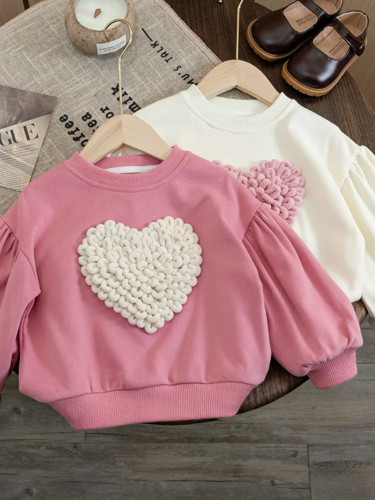 Felpa con Cappuccio Lunga e Larga per Ragazze, Stile Casual Coreano, Novità Primavera-Autunno, Materiale Morbido e Confortevole per Bambini