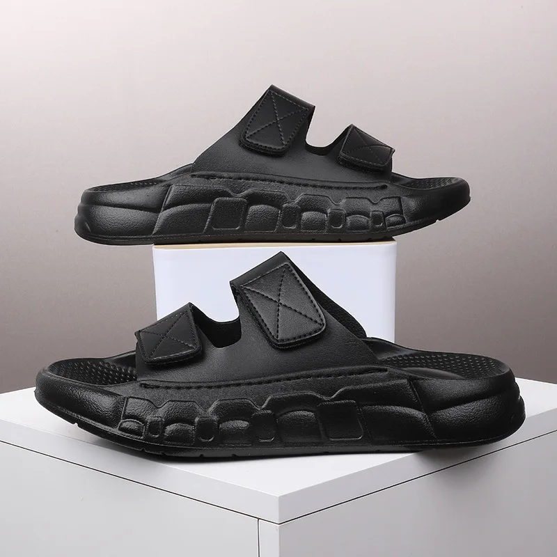 

Comfortable Mens Sandals Summer Outdoor Non Slip Soft Sole Breathable Sports Flip Flops