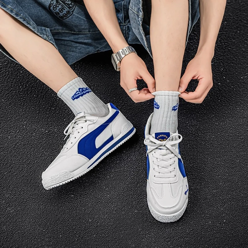 

Мужские кроссовки на платформе, спортивная обувь, повседневные кеды, нескользящие, модные, износостойкие лоферы, Zapatillas Hombre