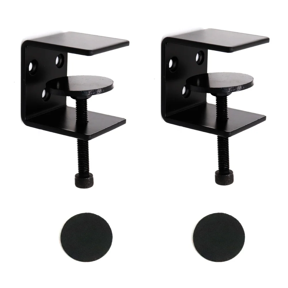 

2pcs Adjustable Shelf Bracket Clamp Sturdy Steel 12*5*5.5cm Wrought Iron Bracket For Bookshelf Living Room Bracket Hardware