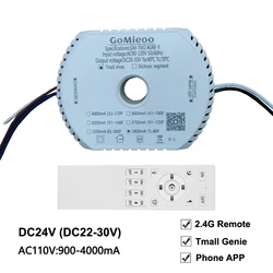 AC110V LED driver GM-TM2.4GRF-Y Intelligent Power work 8C7Bx2 LED strip AC110V DC22-30V 900-4000mA APP Remote colors dimming