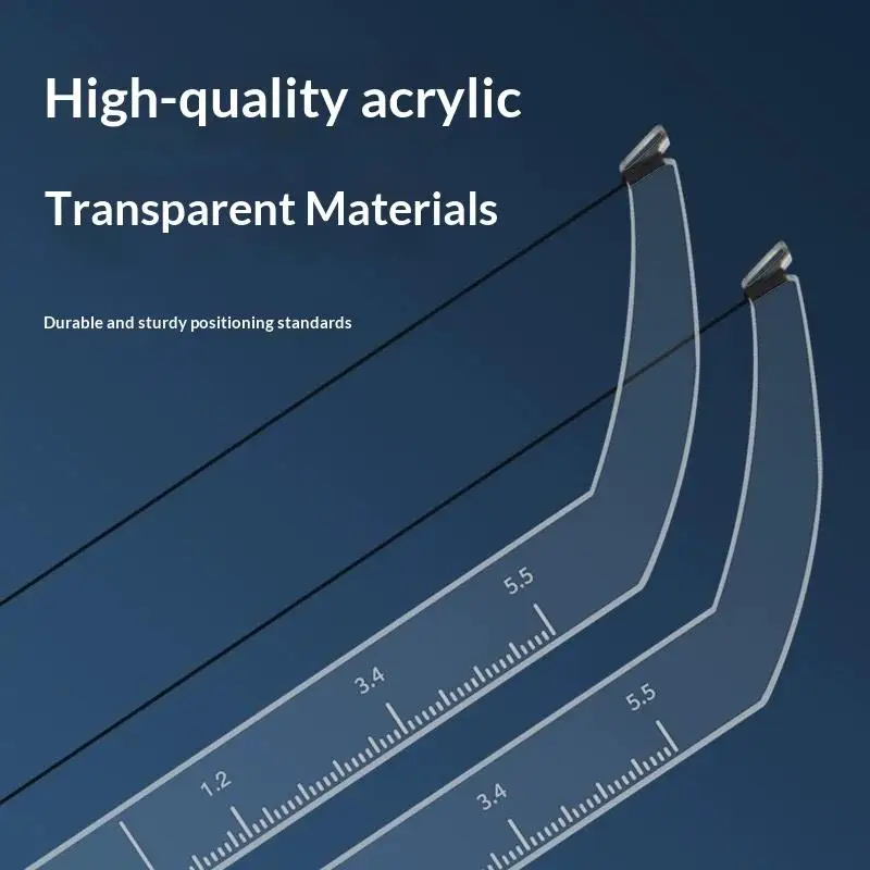 Microblading Eyebrow Mapping Ruler Permanent Makeup Brow String Pre Inked Tattoo Bow And Arrow Line Drawing Auxiliary Tool