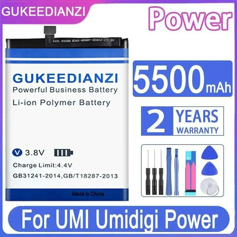 

Mobile Phone Battery 5500Mah For Umi Umidigi Power Stable Long-Lasting Performance