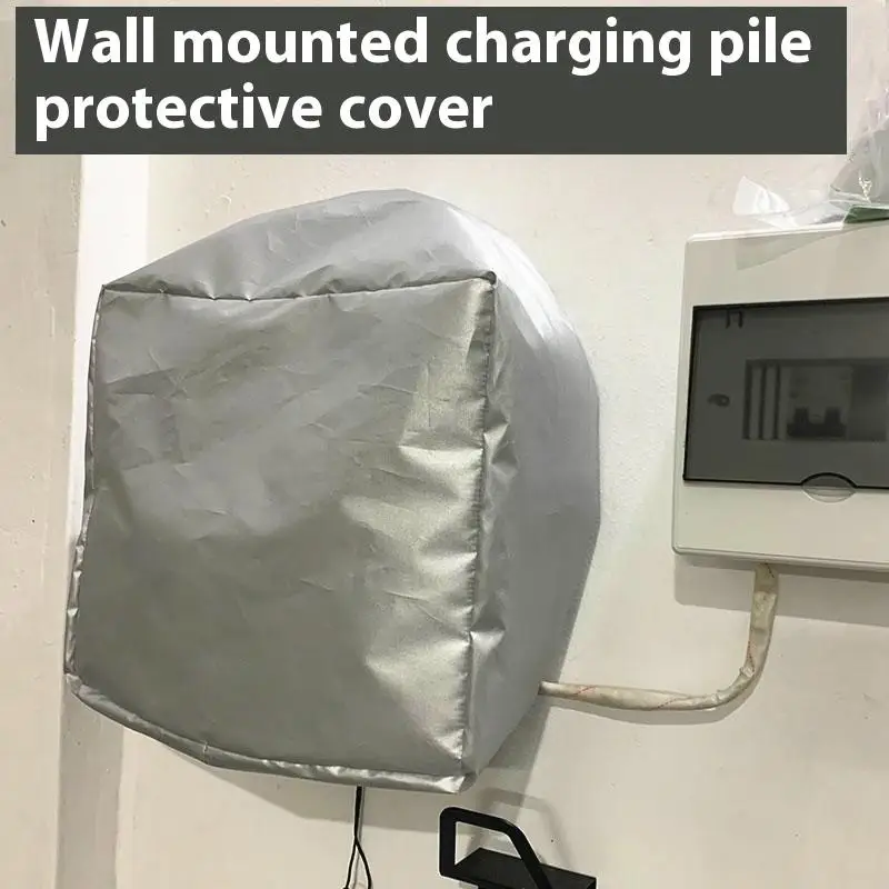 

1PC Oxford Cloth EV Charger Cover Weatherproof Rain Snow Protection Universal Fit Outdoor Electric Vehicle Station Protector