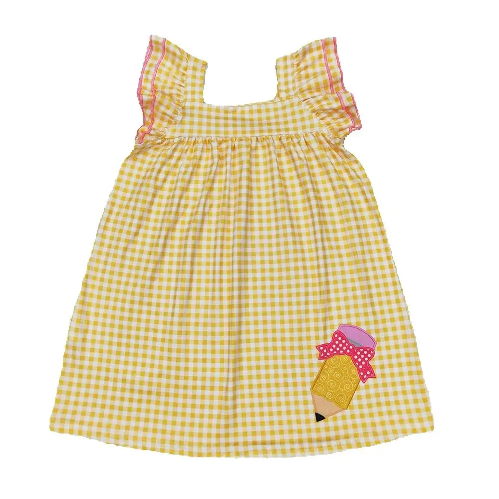 

GSD2012 Baby Girls Back To School Pencil Knee Length Dresses
