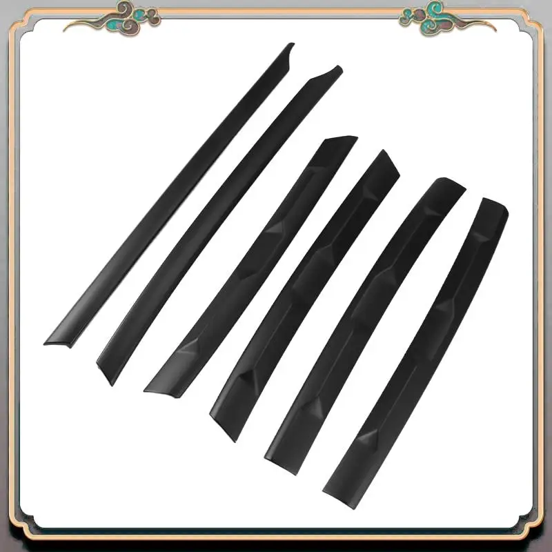 

Reliable-LHD For Tiguan L 2017-2021 Front Bumper Mesh Center Grille Grill Moulding Strips Cover Trim
