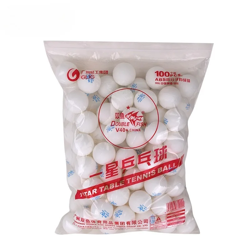 DOUBLE FISH Hard Table Tennis Competition Training Automatic Ball Machine - V40+ Ping Pong Balls