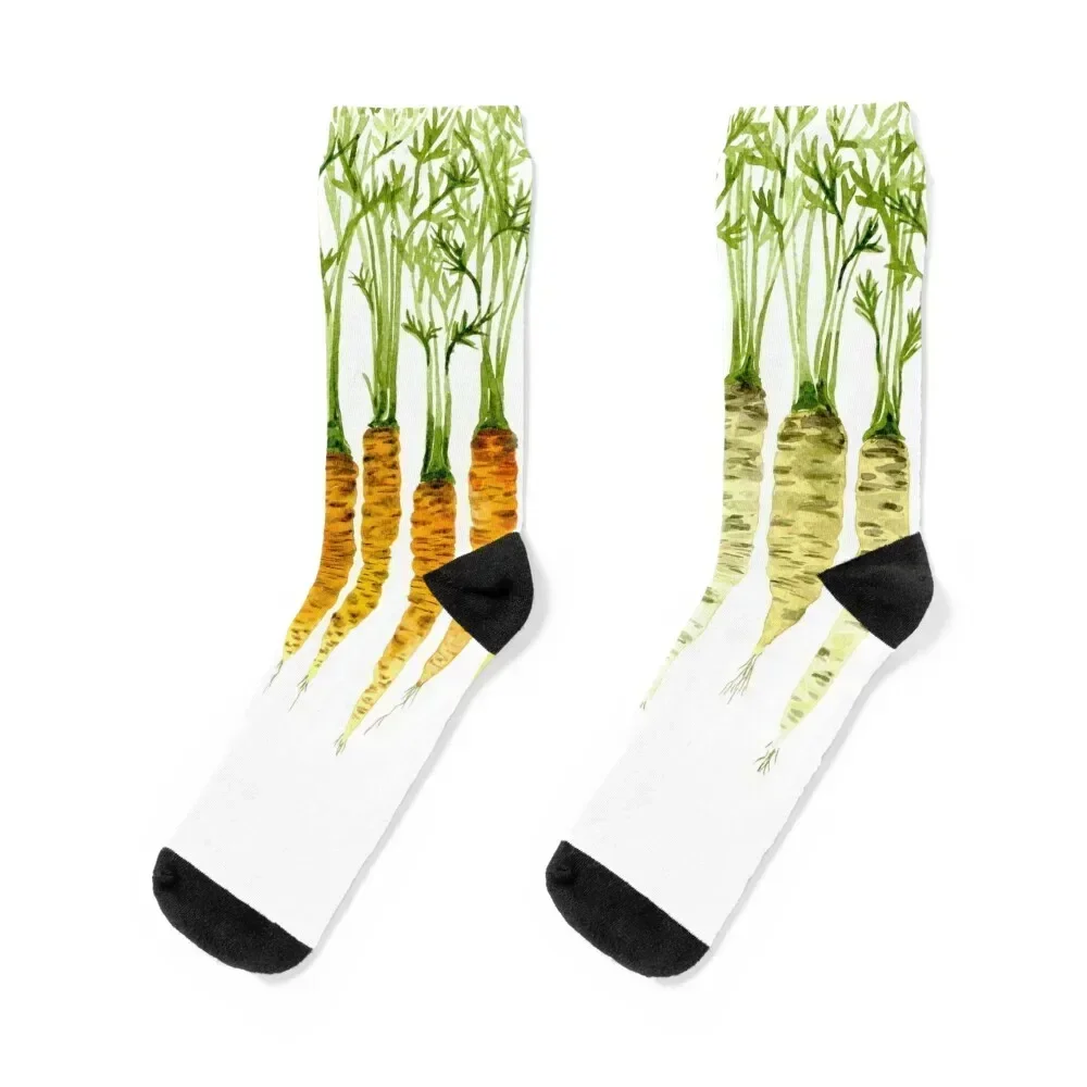 

Carrot varieties Socks cartoon ankle New year's professional running Designer Man Socks Women's
