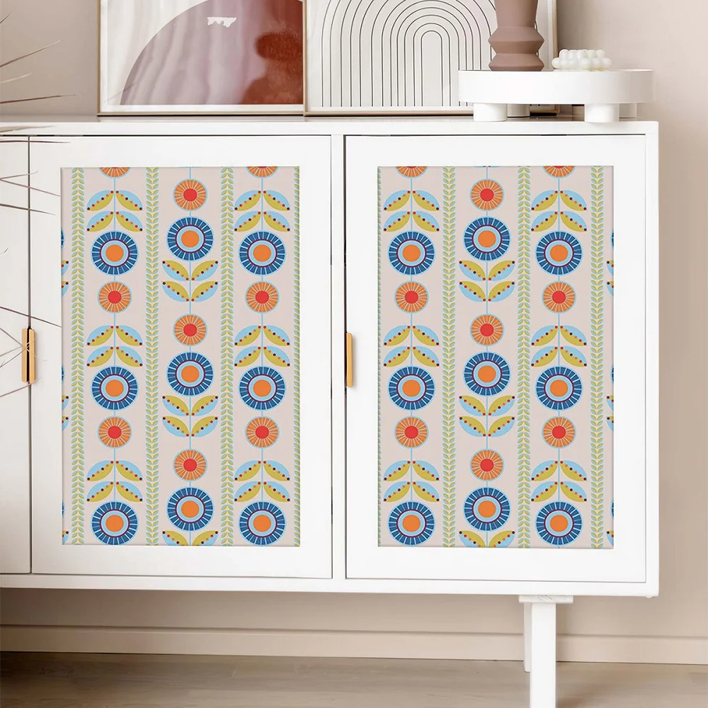 

Самоклеящиеся обои, красочные цветочные обои для украшения дома для спальни, ПВХ, водонепроницаемые съемные наклейки на стену для мебели