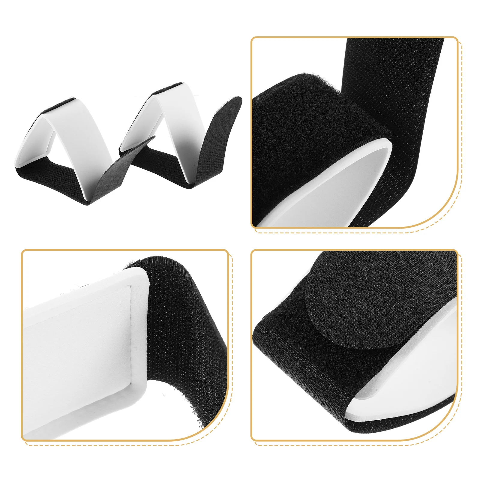 4 قطعة أشرطة التزلج النايلون على الجليد تحديد الأشرطة المحمولة قابل للتعديل حمل العصابات في الهواء الطلق التزلج اكسسوارات النايلون الزلاجات الفرقة #4