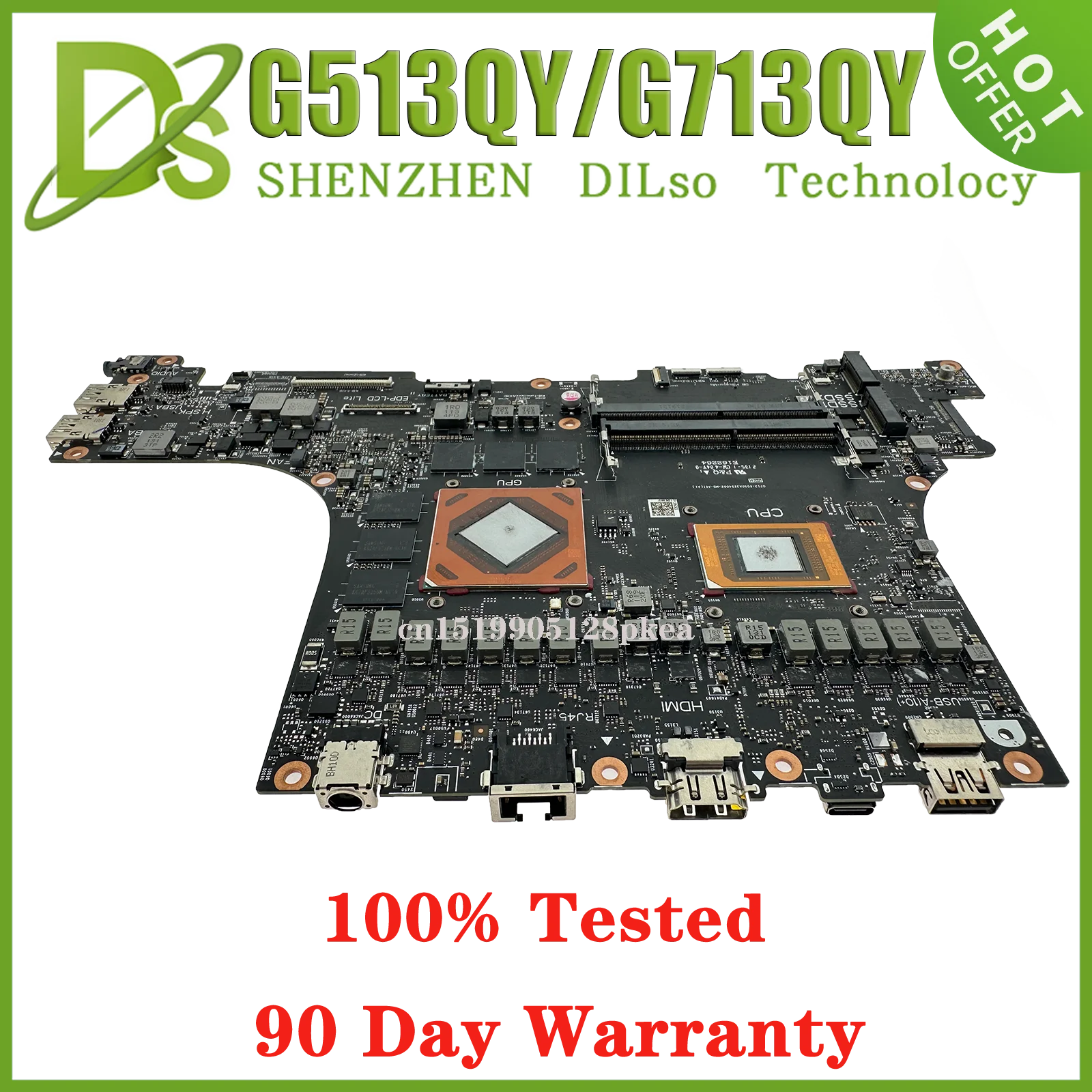 

Материнская плата KEFU G713 для ноутбука ASUS ROG Strix G15 G17 G513QY G713QY с R9-5900HX R9-5980HX RX6800M-V12G, 100% тест