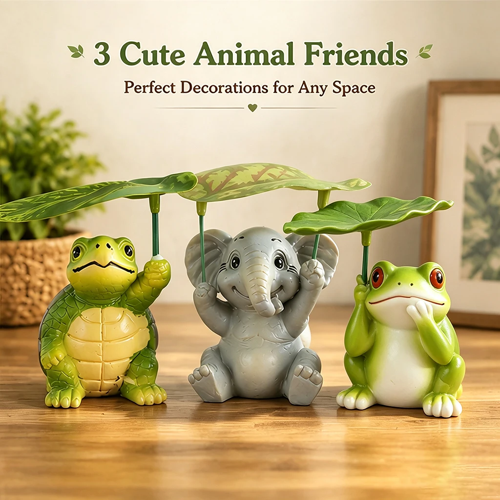 Kawaii Animal Figurine Resin S - đánh giá và giá Office Xp