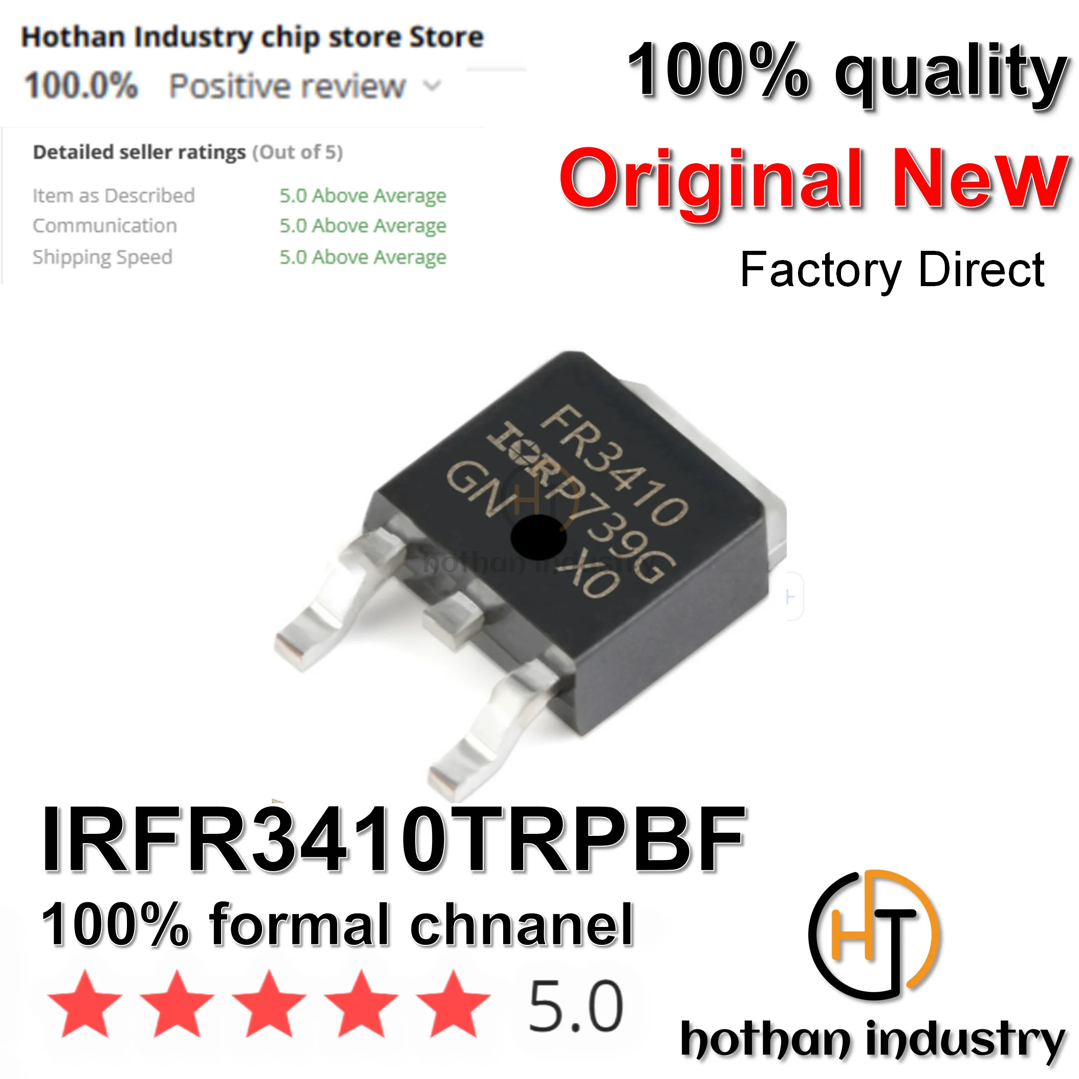 100% NOWY (1-10 SZTUK) IRFR3410TRPBF