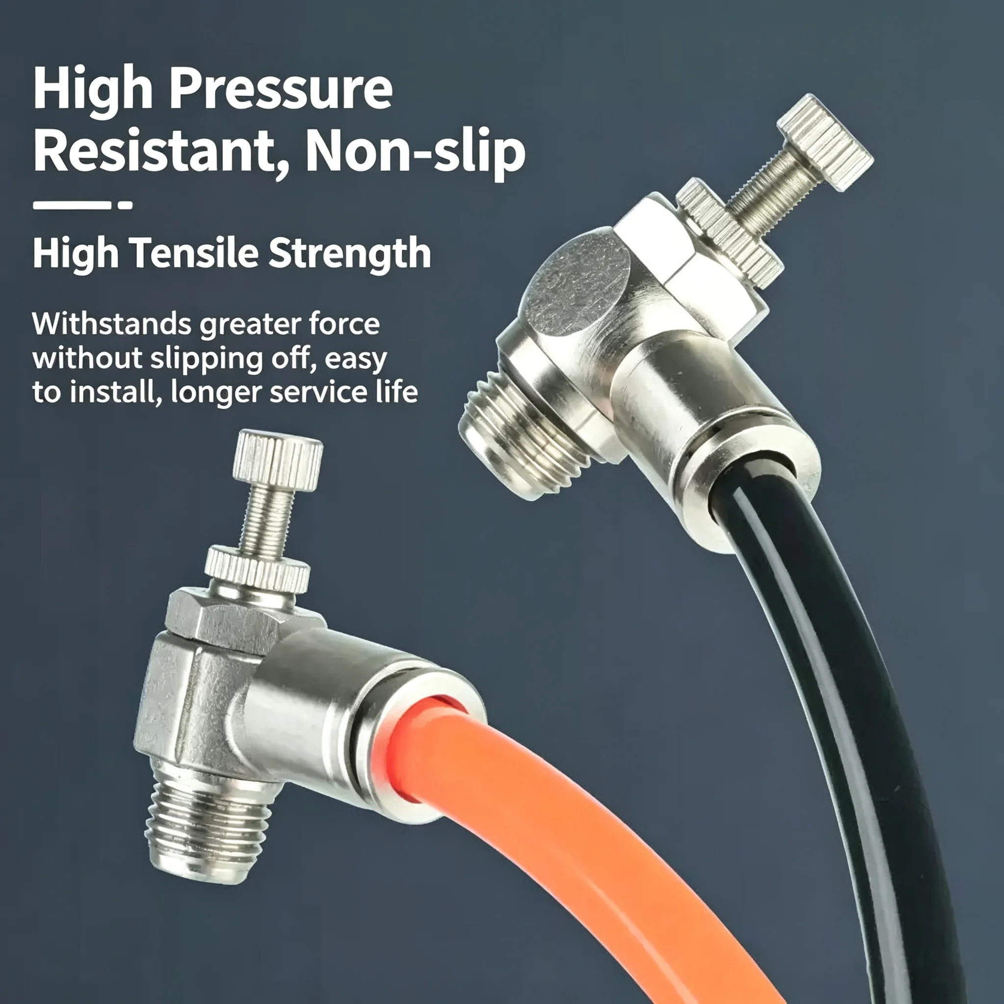 Pressure Reducing Control Regulating for SL10-02 SL6-01 SL8-01 SL6-02 304 Pneumatic Fitting SL6-M5 Throttle Valve 1/8