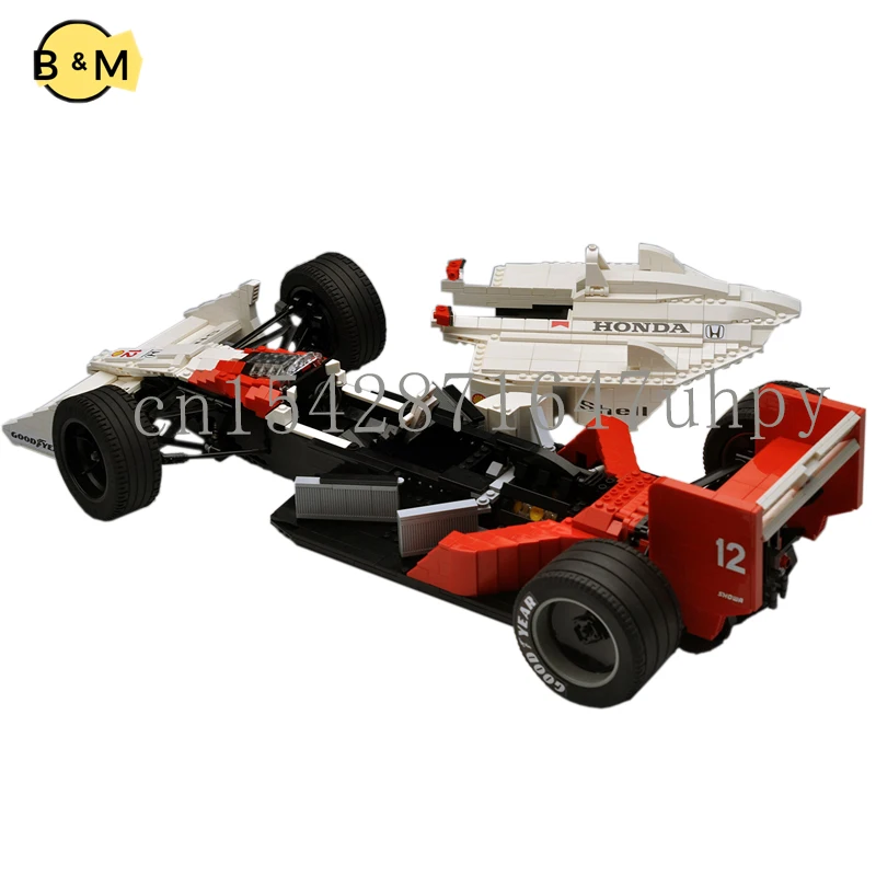 NEW 1592PCS mp4-4 formula one car model buiding kit block self-locking bricks toy birthday christmas gift