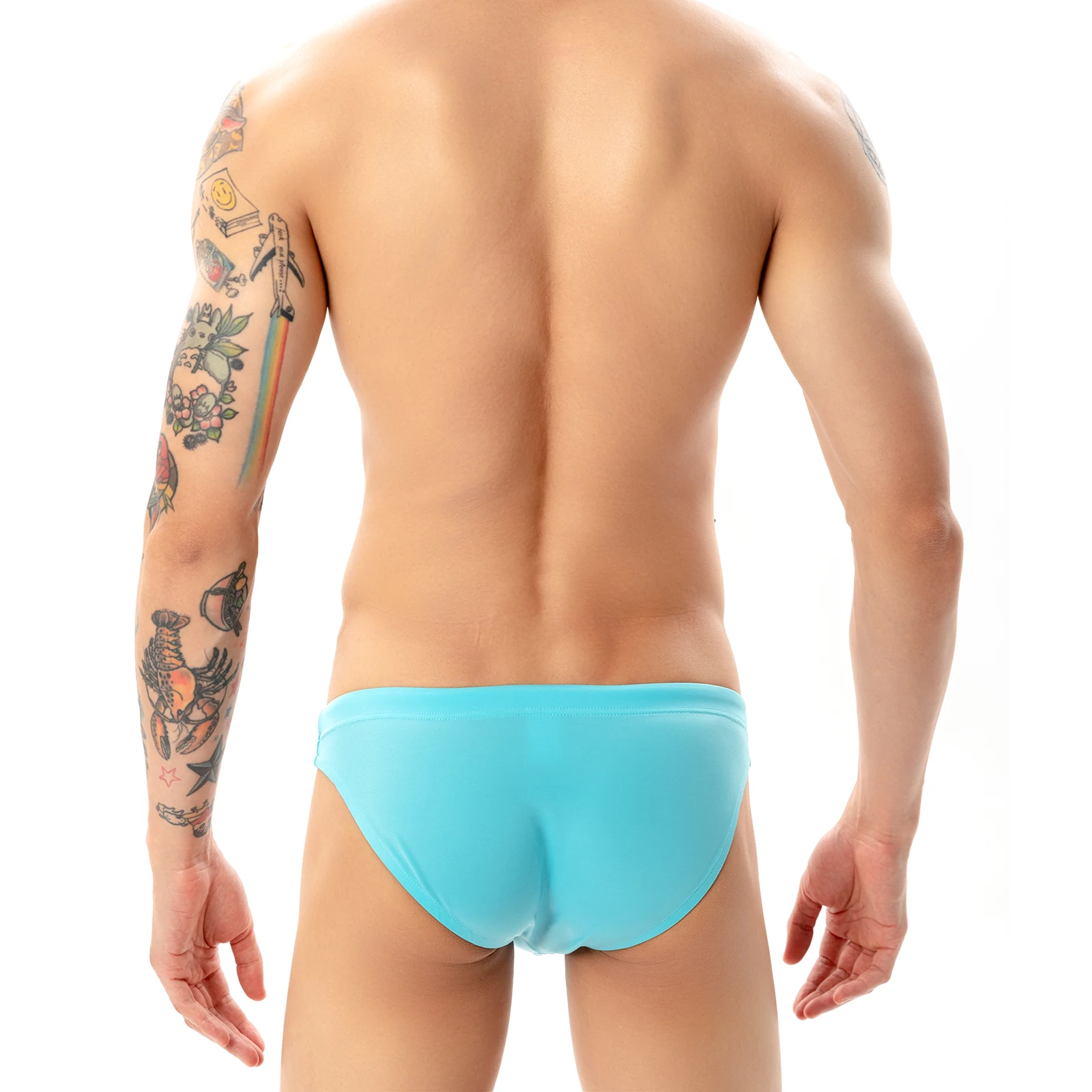 Bañador Sexy para hombre, ropa de baño, Bikini, pantalones cortos de playa