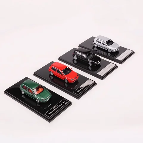 GCD 1:64 Skala Golf Mk4 Bilsimulering Legeringsbilmodell Presenter Fordonsleksaker Dekoration Samling Och Display 12 best sales VW Golf 4 Miniatyr - №5
