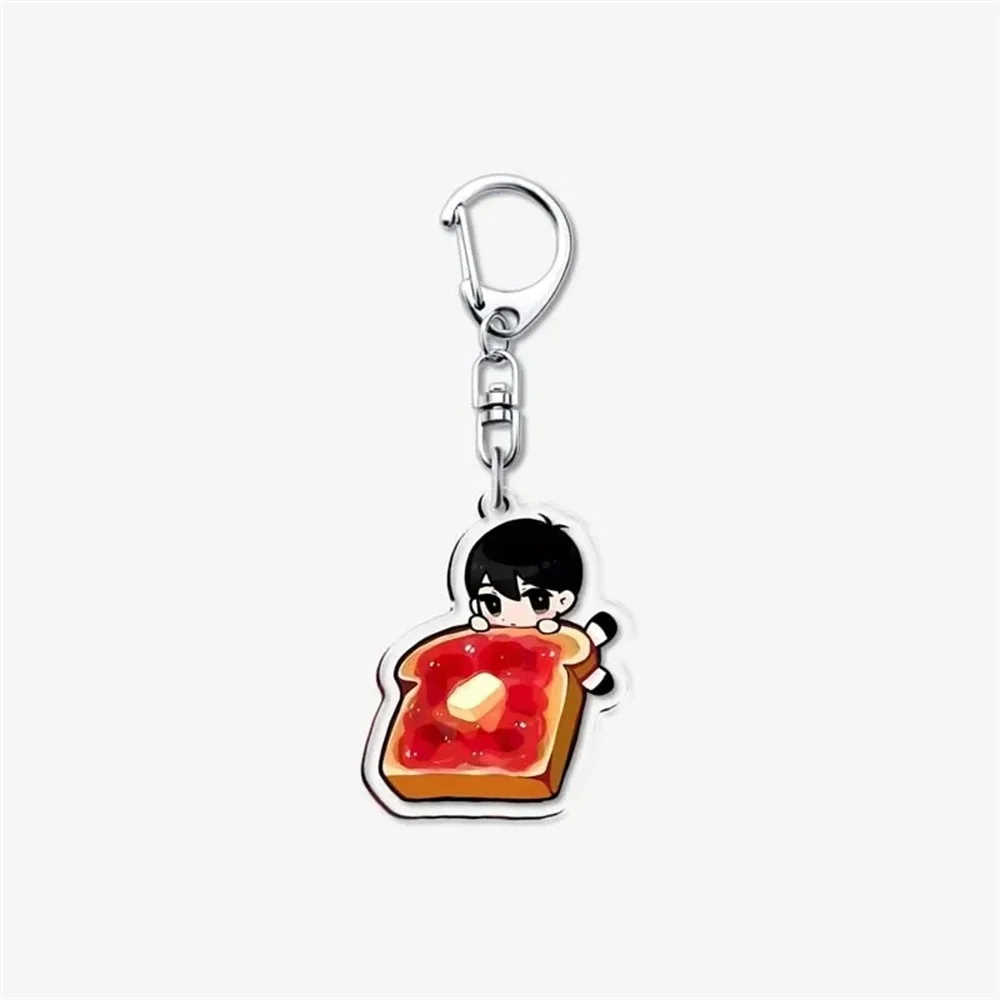 6CM HOT Game omori Acrylic Keychain Model Cosplay Characters Ornament Accessories Goods Christmas Collection Gifts