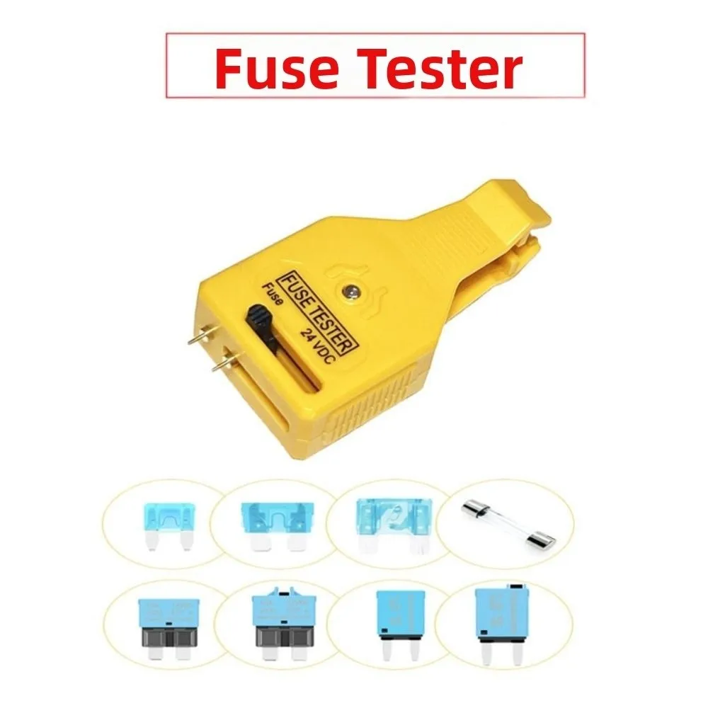New Universal Car Fuse Tester Puller with LED Indicator Light Easy to Use Auto Checker Plastic Puller Kit for Car Fuse
