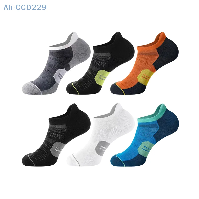 Outdoor Men Socks Comfortable Sports Socks Women's Breathable Boat Socks Ankle Socks For Running Hiking Leisure Wear 5/6 Pairs