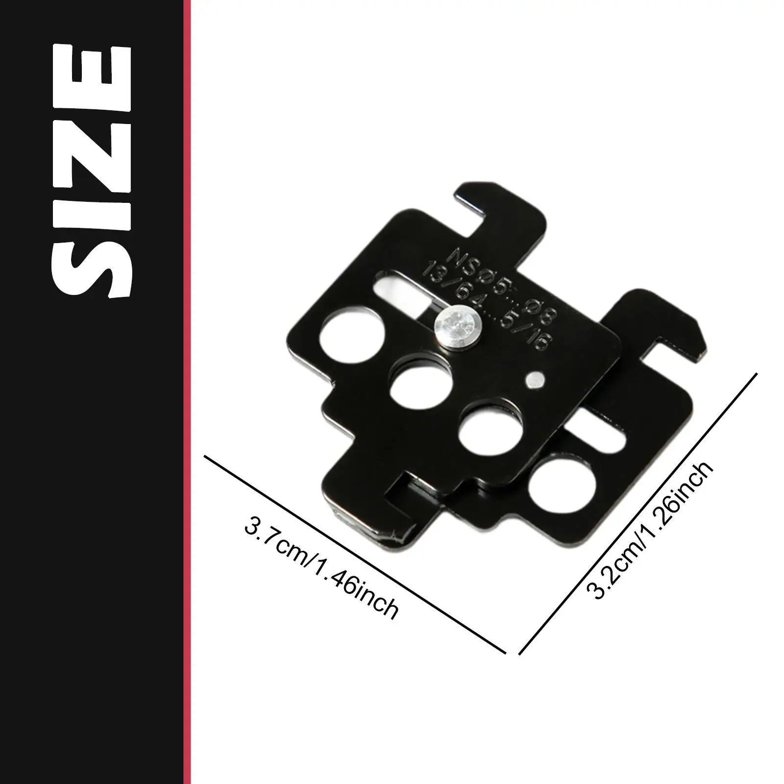 Miniature Circuit Breaker Lockout Device Multi Hole Energy Circuit Breaker Lock Hasp for Electrical Work