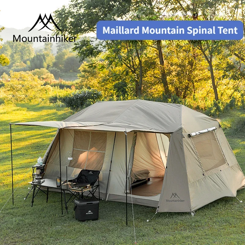 Mountainhiker Quick Opening Automatic Tent Outdoor Camping Ridge Cloud Fortress Tent 210D Waterproof Camping Tent Canopy Shelter