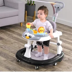 Lazychild faltbare Baby Walker mit Universal rad Multifunktions Anti-Roll Anti-O-Bein Walker Handwagen Lernen Start Walker