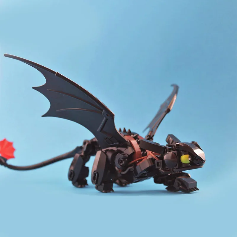 249pcs MOC Toothless Model Building Blocks Construction Toy Christmas Gifts Creative DIY Idea Brick Kids Assemble Architecture