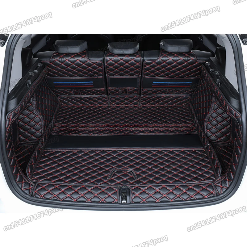 Leather Car Trunk Rear Boot Cargo Liner Mat Carpet for Bmw X1 Ix1 U11 2023 2024 Accessories Interior Kit Protect Mats Modify