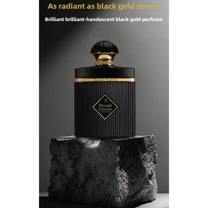 Radiant Blaze Black Gold Eau De Parfum 100Ml Aroma Jeruk dengan Grapefruit Rosemary Vetiver Aroma Segar & Hangat Tahan Lama