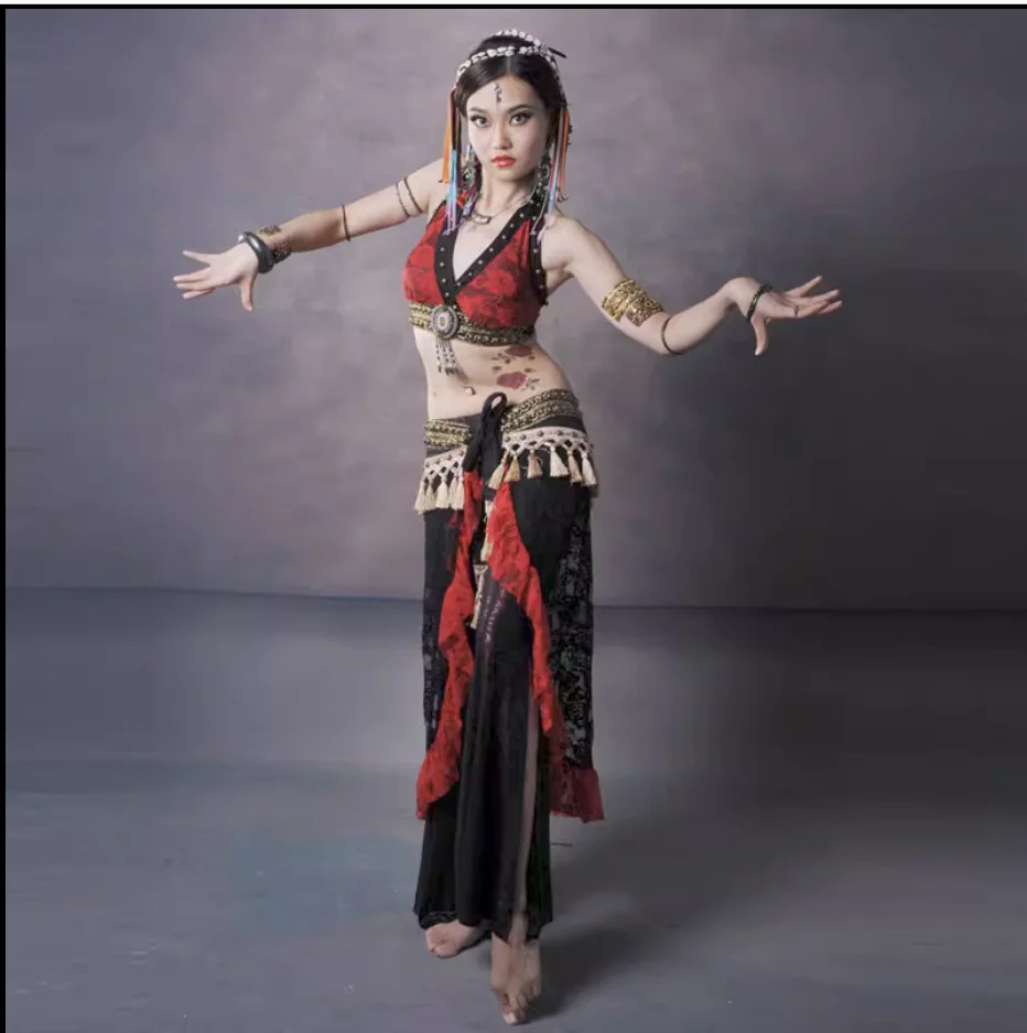 

Exotic Classical Dance Costume Western Desert Sexy Set