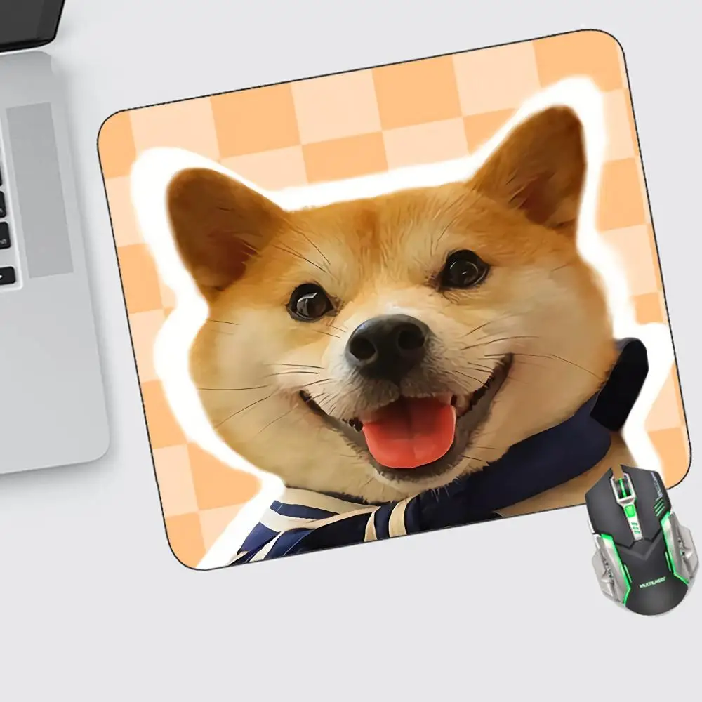 

Kawaii Shiba Inu Mouse Pad Small Gaming Accessories Keyboard Computer Offices Desk Mat Pc Gamer Non-slip Rubber Mousepad