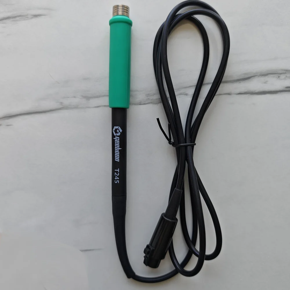 Manija de soldadura T245 con 6 orificios compatible con estación de soldadura TA310\TA305\TC22\HC24, sin puntas