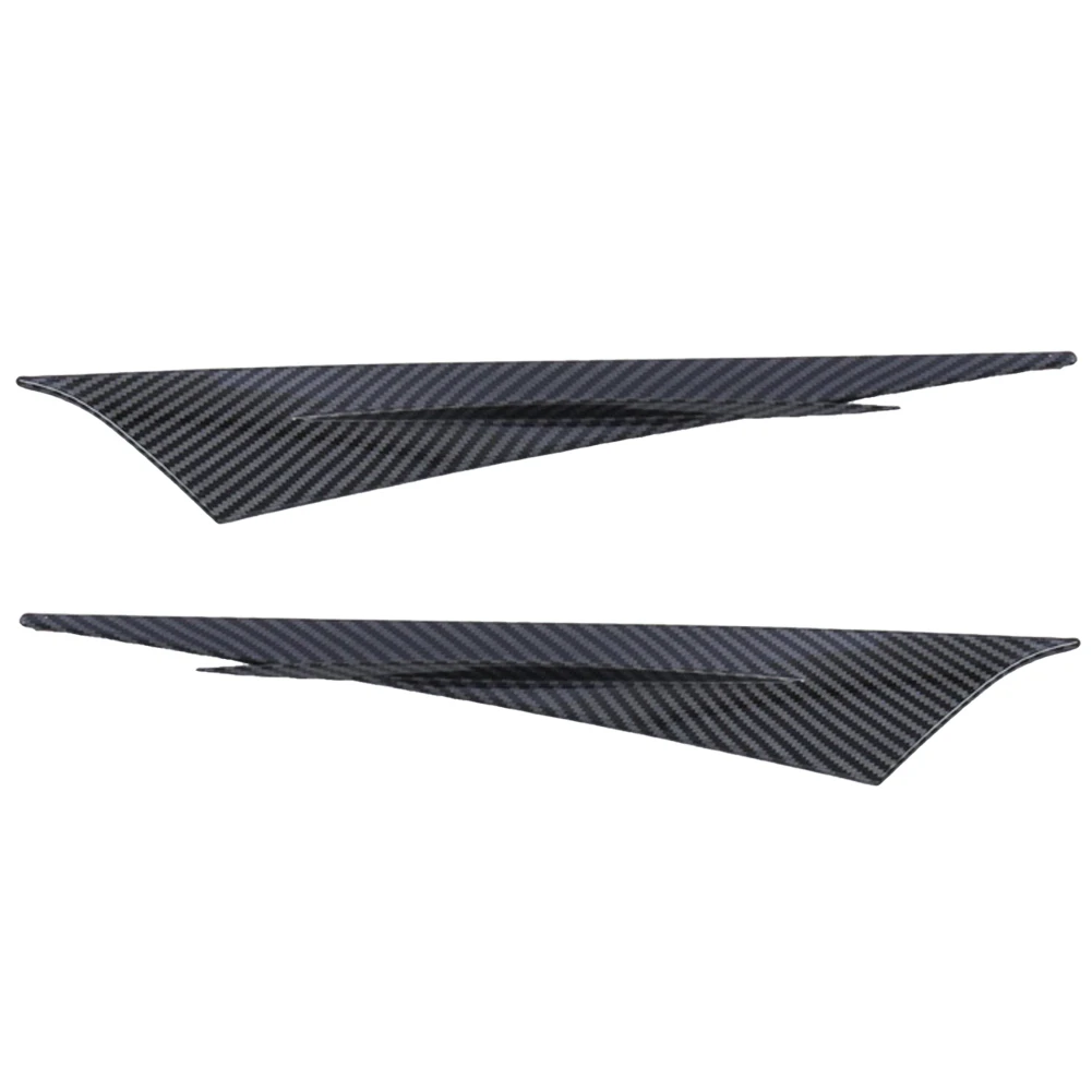 1 Pair Front Headlight Eyelid Molding Trim Strip Fit for Honda Civic 4DR 2022-2023 Carbon Fiber Style