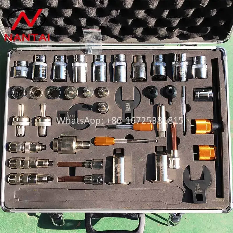 NANTAI NO.1106 40PCS Common Rail System Injector Tools Kits for Disassemble or Dismount Injectors