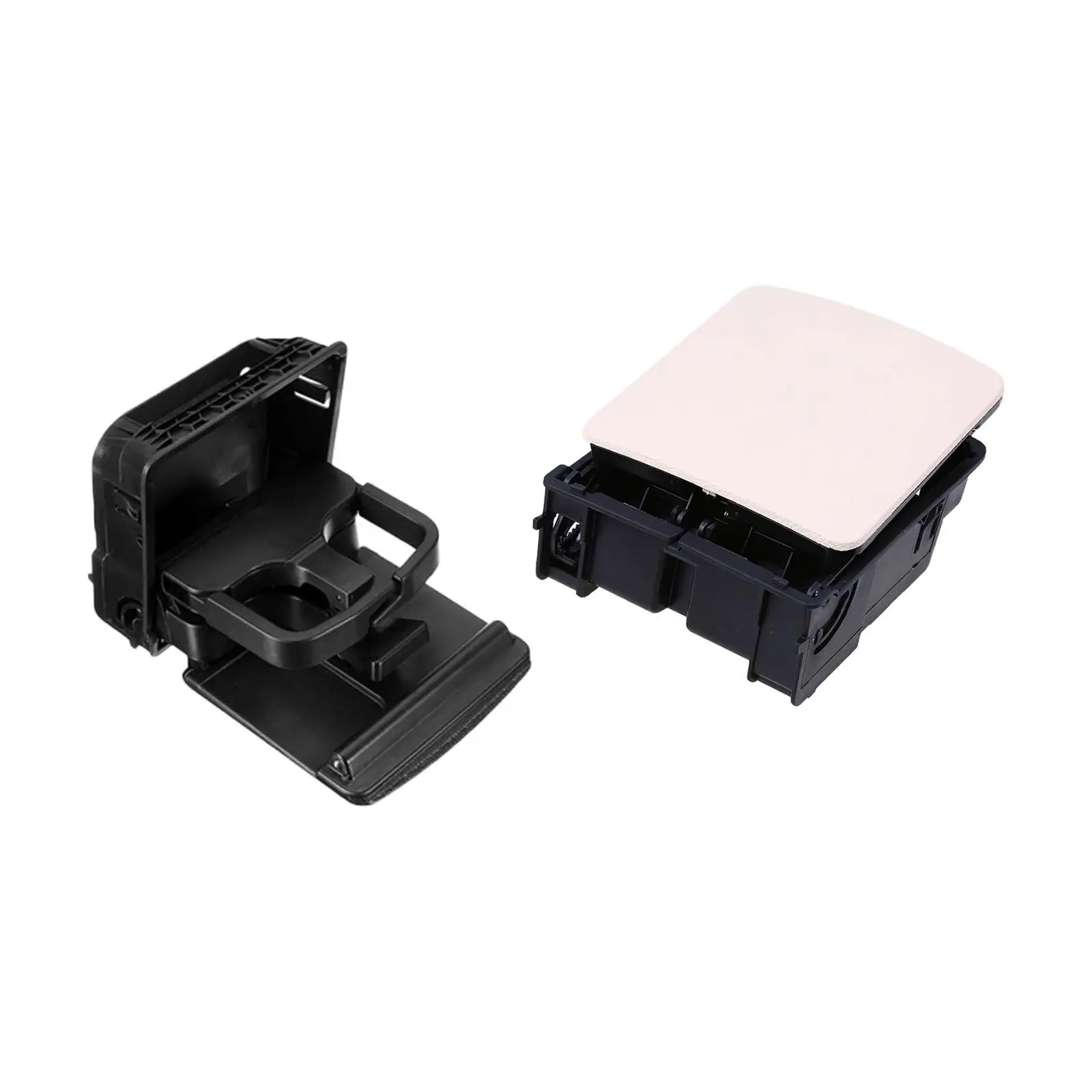 

Cup Holder 1K0862532F 9B9 Automobile Accessory Washable Shockproof Easily Install Auto Interior Decoration Black Detachable