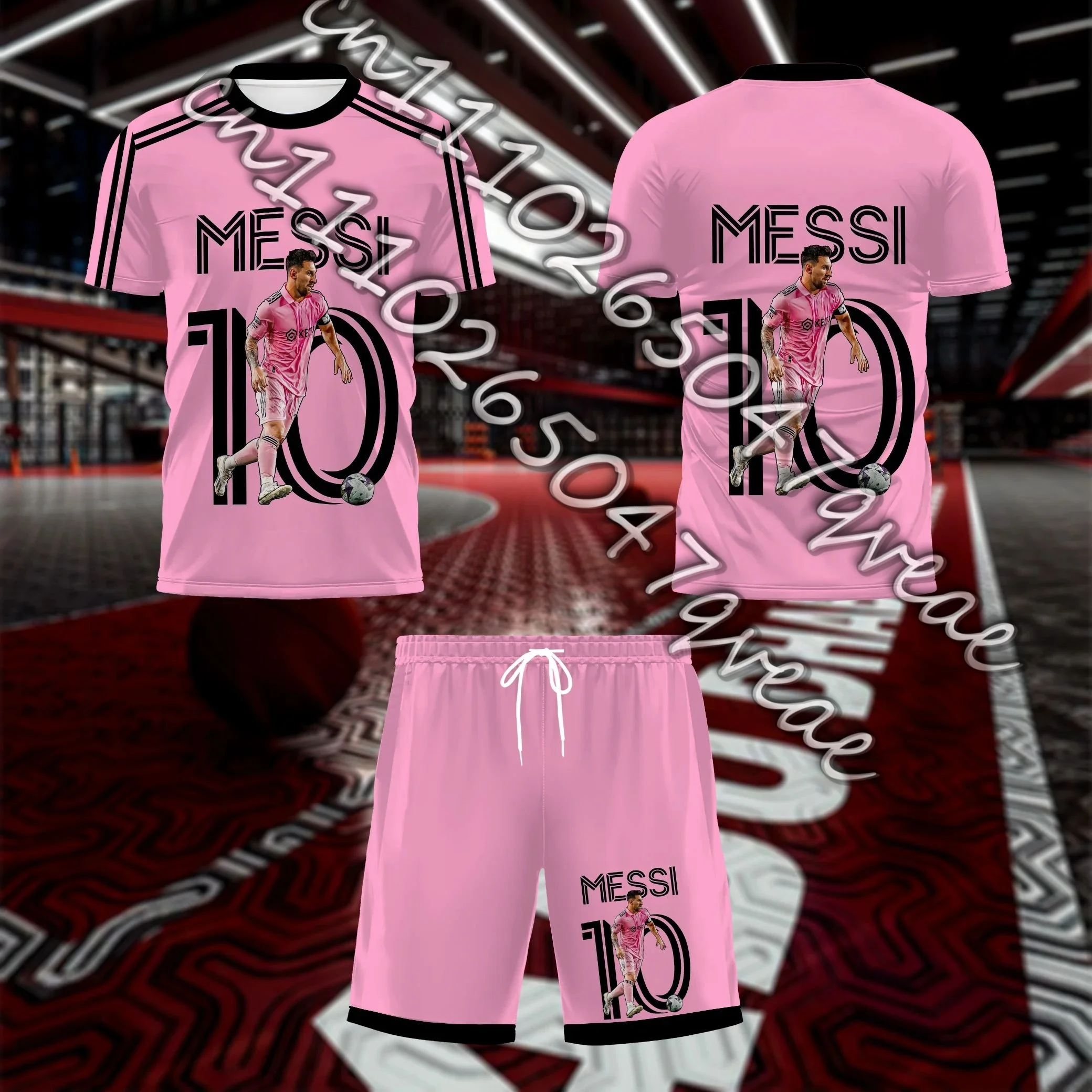 El nuevo traje de entrenamiento de fútbol impreso en 3D para niños de verano 2025 es cómodo, ligero y transpirable