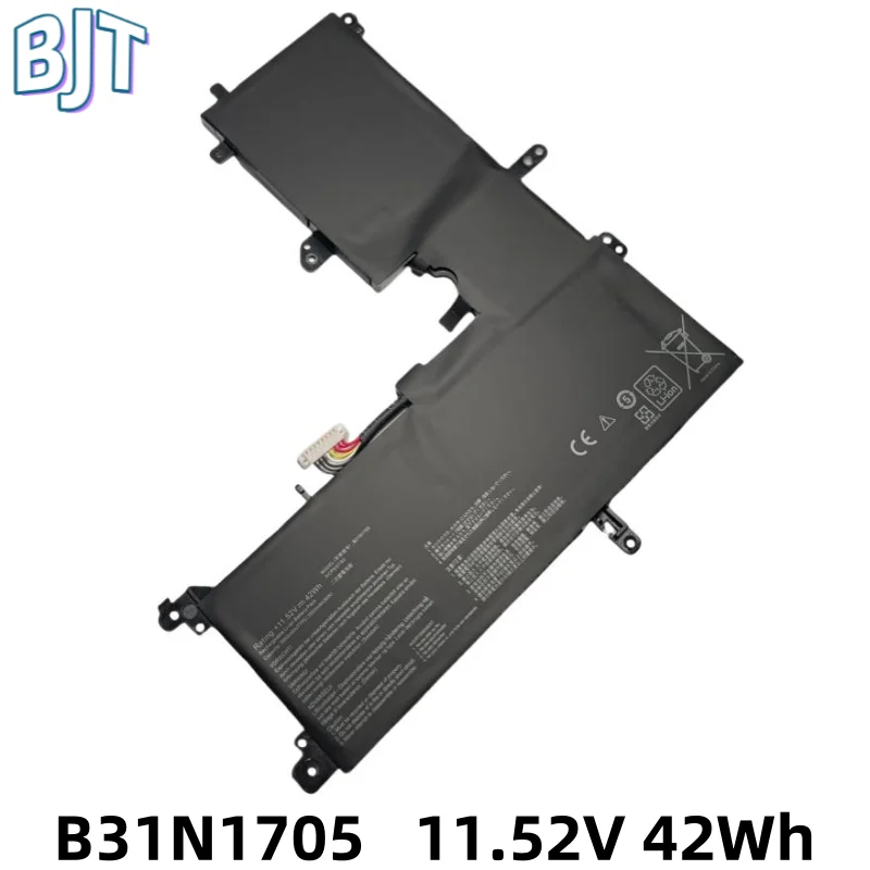 11.52V 42Wh New B31N1705 Laptop Battery For ASUS VivoBook Flip TP410U TP410UA TP410UF TP410UR Q405UA UX460UA 0B200-02660000