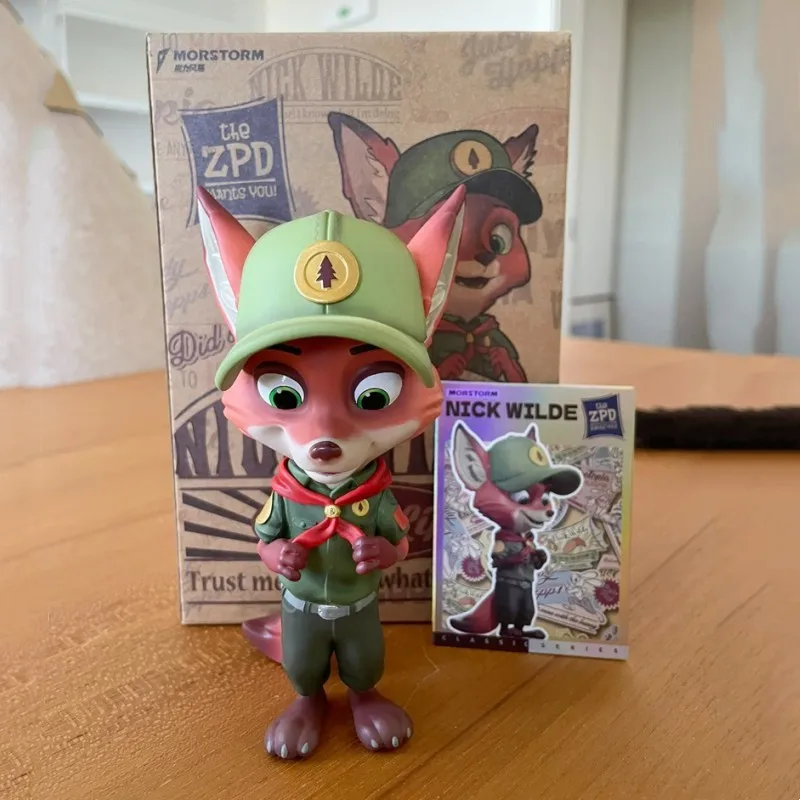 

Красный шарф Disney Zootopia маленький Ник Чао играет с украшениями ручной работы коллекция декоративных моделей ограниченные рождественские подарки