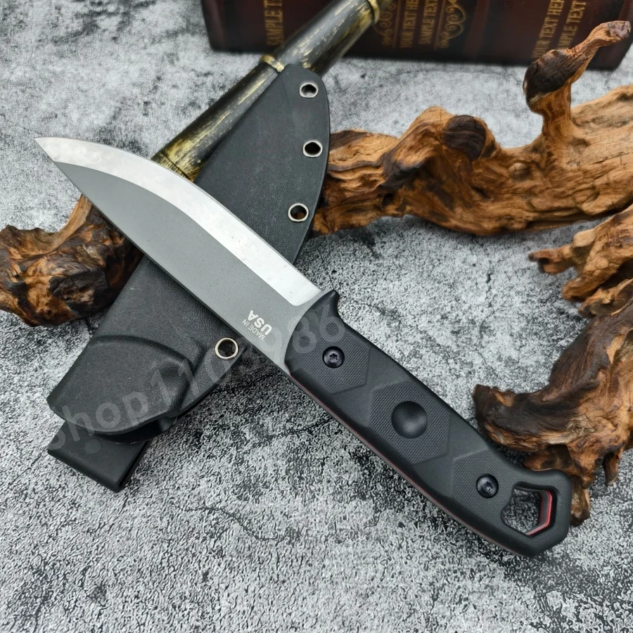 

Brakimo Portable Utility Knife D2 Blade - Nylon and Fiberglass Handle Outdoor Tactical Emergency Self-defense Knife Men's Gifts