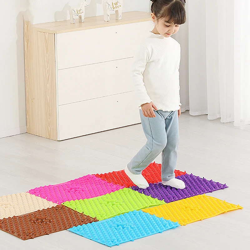 Planche d'acupression pour enfants, équipement d'exercice mentaires oriel, jeu tactile, coussinets de jouets, planche Parker à la maison, coussin de massage des points d'acupuncture plantaire