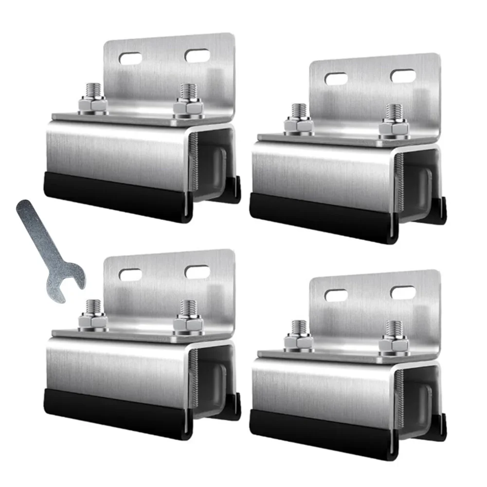 

4pcs Single Hole/ Double Hole Van Roof Rack Mount Kit Brackets With Wrench For PROMASTER, For Boxer, For DUCATO, And For JUMPER