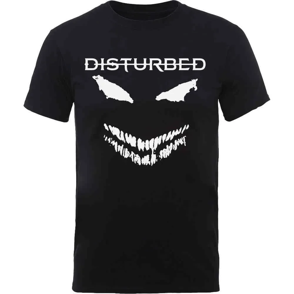 

Периферийные устройства Scary Face Candle Disturbed, летние хлопковые мужские и женские футболки с принтом класса люкс, с короткими рукавами