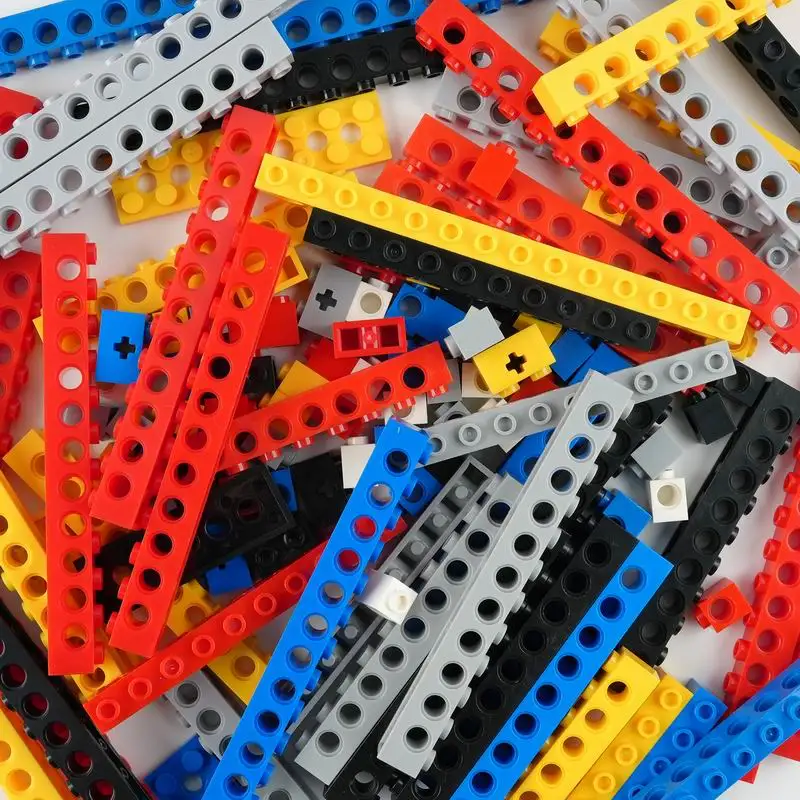 

100 шт. MOC, технологические кирпичи, детали для самостоятельного изготовления, аксессуары для самостоятельного сращивания, игрушка, подходит для всех брендов, игрушка из мелких частиц