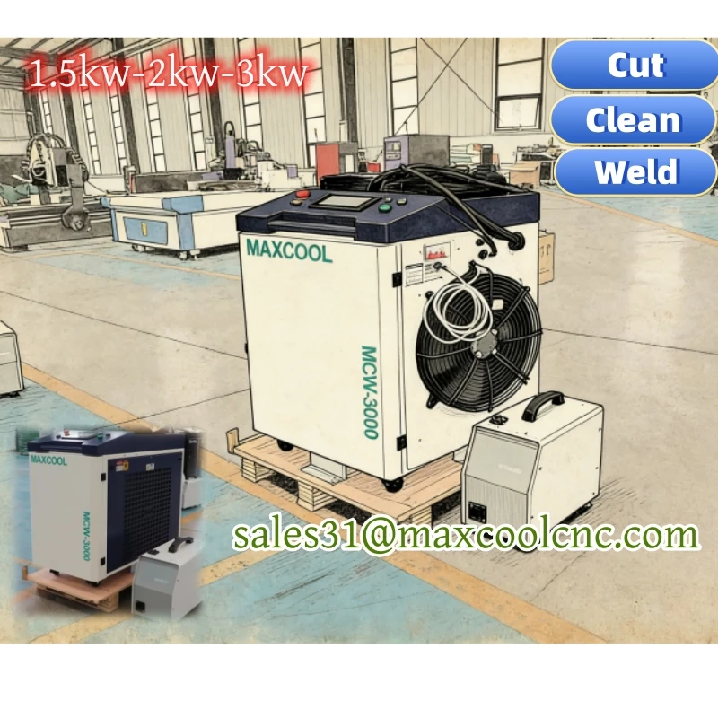 Water-Cooled CNC Laser Muti Functional Cleaning Welding Machine 3kw 1.5kw Steel Auminum Soldering Tools Surface Rust Oil Remove