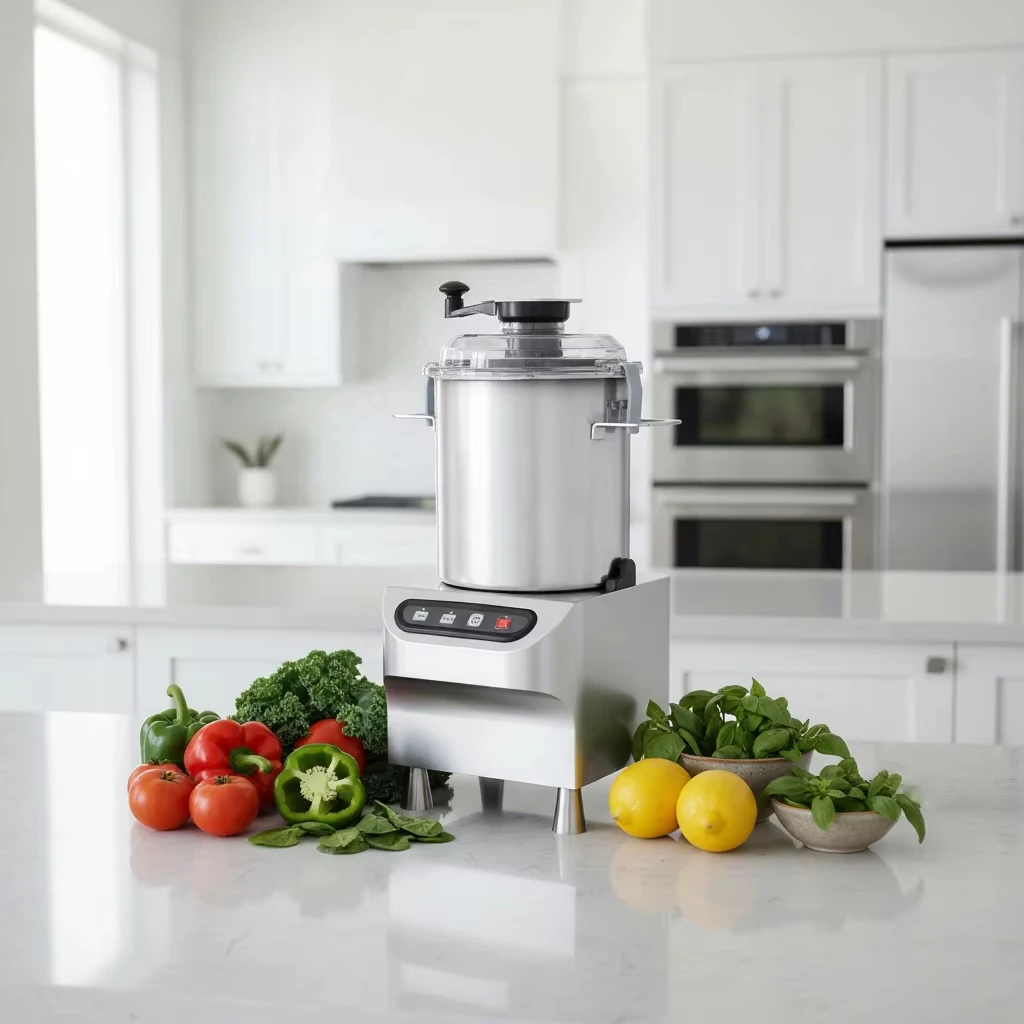 

Stainless steel 18L two-speed commercial desktop food processor mixer meat fruit and vegetables