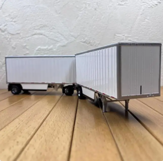 1/50 جديد وصول سعر خاص دييكاست شاحنة معدنية مقطورة نموذج شبه مقطورة المشهد تخطيط معرض جمع لعب الأطفال #5