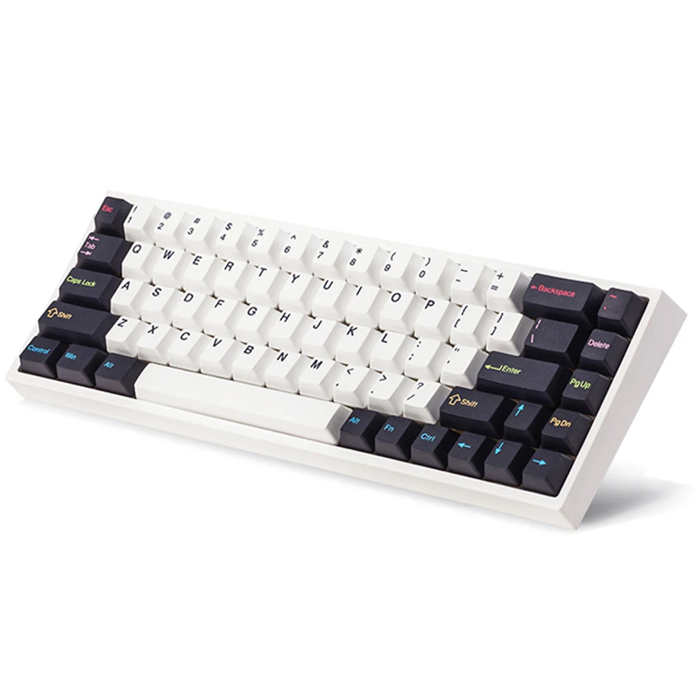 

3 Modes RGB Hotswap Keydous NJ68 MAX Programmable 68 key mechanical keyboard 2.4G wireless